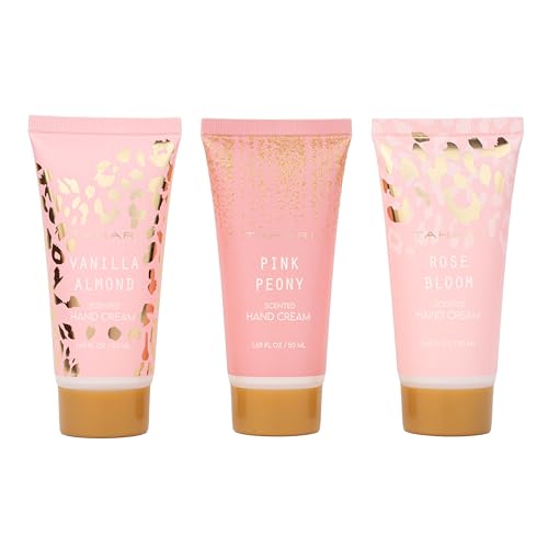 VOTUM Tahari Hand Lotion Gift Set for Women - Hand Cream Travel-Size, Set of 3 (Vanilla, Peony and Lavender) - Soothing, Lightly Fragranced Skincare - Birthday & Holiday Hand Cream Gift Set