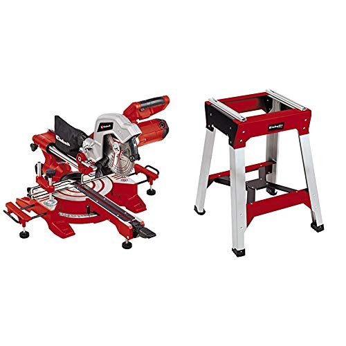 Einhell 4300380 TC-SM 216 Zug-Kapp-Gehrungssäge, Rot, Schwarz + Untergestell E-Stand für Einhell Classic und Expert Kapp- und Zug-Kapp-Gehrungssägen sowie viele weitere Modelle am Markt