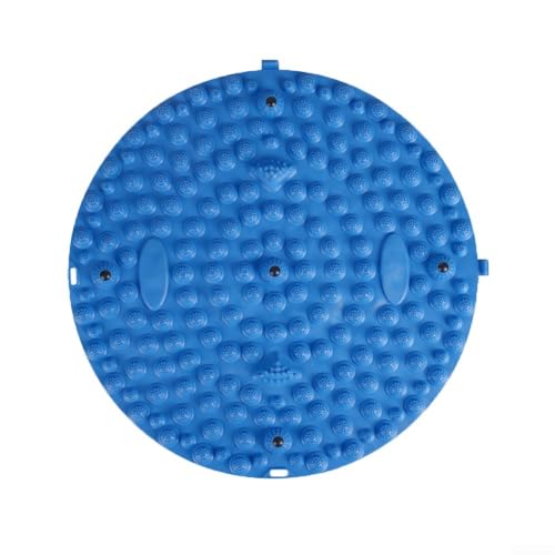 Esterilla de acupresión para pies – 55 cm extra grande almohadilla de masaje reflexología con nódulos elevados de 5 cm, PVC antideslizante, para uso doméstico u oficina (azul)