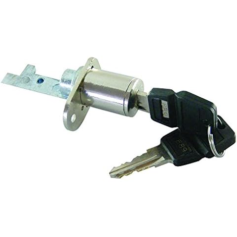 ASEC 708-RKB-20MB Half Cut Out Cam Furniture Pedestal Lock Cover