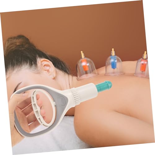 Bomba manual de ventosa para terapia de cupping, herramienta de vacío resistente para alivio muscular y circulación, diseño ligero para uso doméstico en cuello y espalda miniatura 3