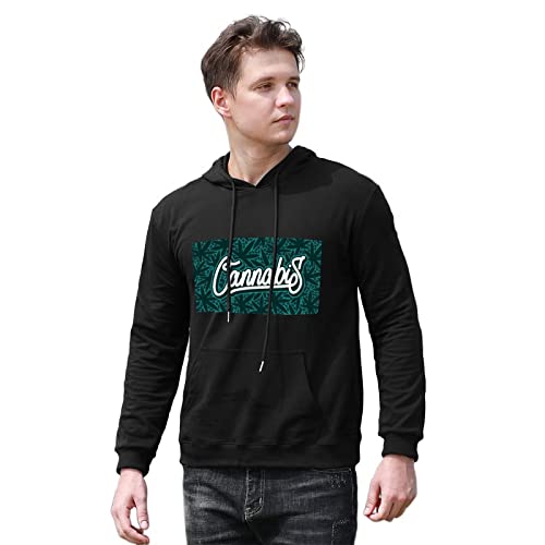 Marijuana Leaf Hoodie Unisex Casual Pullover Hooded Sweatshirts Long Sleeve Pocket For Men Boys Teens,Made In Usa #TOP4