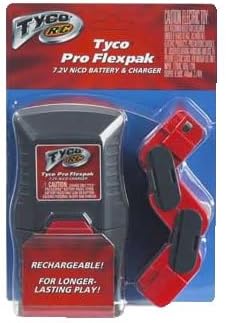 Tyco RC Premium Pro Flexpak 7.2V NiCd Battery Pack and Charger Rechargeable for Longer-Lasting Play