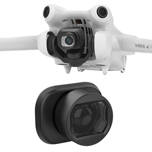 Objectif grand angle Mini 4 Pro augmentant de 25 % le panorama visuel du drone DJI