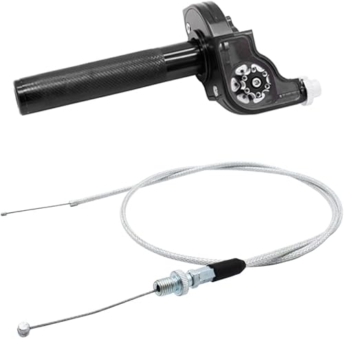 Manguitos de manillar de 78 pulgadas, manguito de tubo del acelerador, abrazadera giratoria de aluminio CNC, universal, compatible con CRF50 70 110