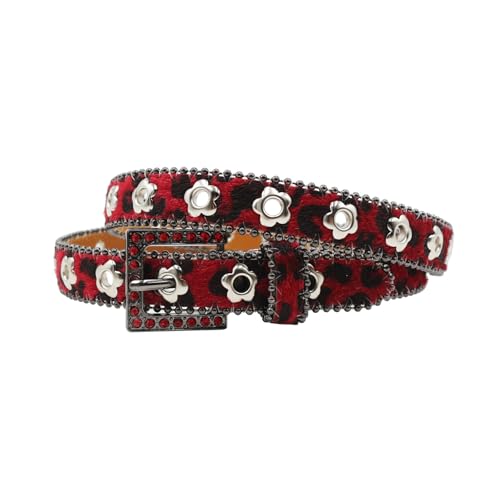 Ceinture rouge tendance pour jeans et tenues de fête quotidiennes