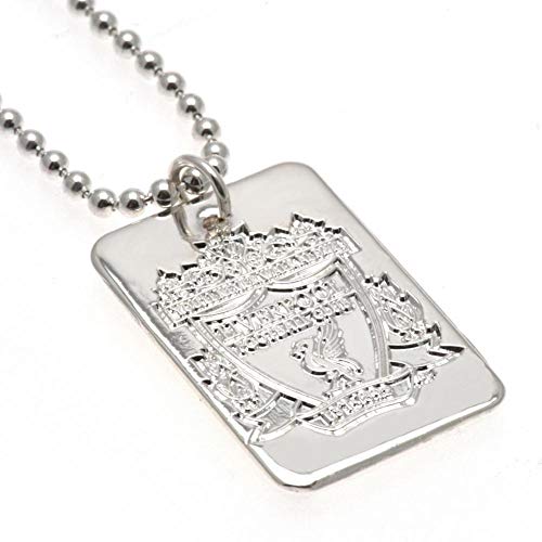 Liverpool F.C. Silver Plated Dog Tag & Chain