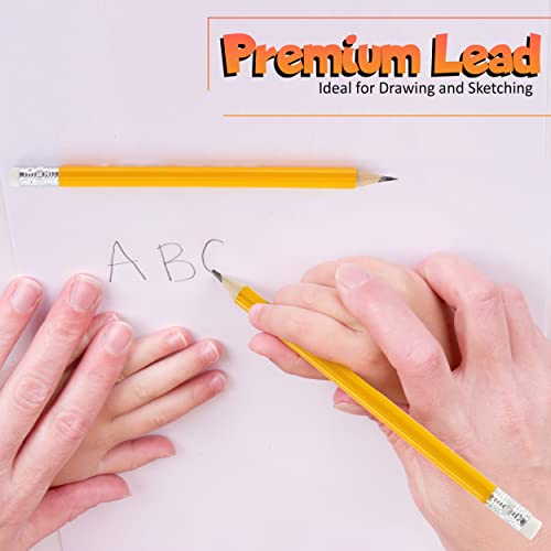 Emraw Pre Sharpened Round Primary Size No 2 Jumbo Pencils For Preschoolers, Elementary Kids - Pack Of 8 Premium Fat Pencils #TOP4