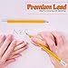 Enday Jumbo Pencils For Preschoolers (8 Pack) No 2 for Kids, Kindergarten School Supplies, Fat Pre-Sharpened Round Pencil with Eraser Top, Thick Pencils for kids ages 4-8