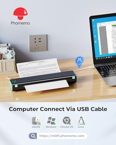 Phomemo PHOMEMO-M08F Portable Printers Wireless thumb #3
