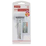 4.Die Raster Design-Griff macht den Rasierer leicht zu greifen und rutschfest;