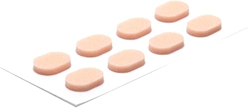 Miniatura 10 de 100 pares de almohadillas de nariz de espuma suave, autoadhesivas, almohadillas nasales antideslizantes para lentes, lentes de sol, anteojos de