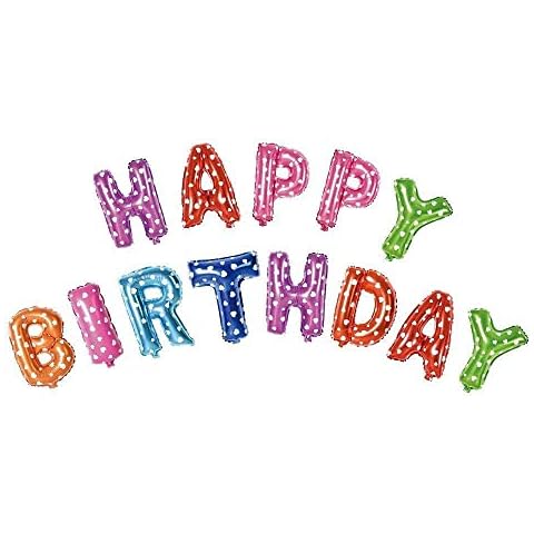 Trimming Shop Happy Birthday Foil Balloons Cover