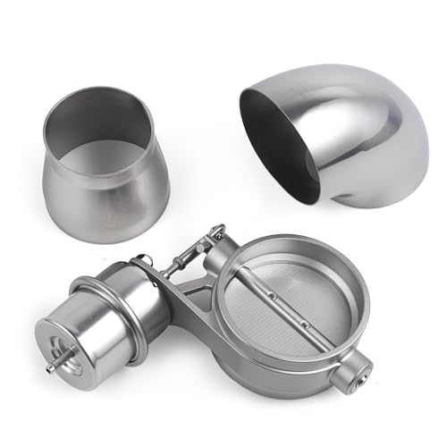 CNRAQR Universal 2.5" Vacuum Valve Exhaust Cutout with Stainless Steel