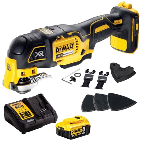 Dewalt DCS355N 18V Oscillating Multi-Tool with 5.0Ah DCB184 Battery & Charger