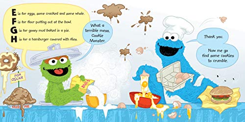 The Messy Alphabet Book!: A Silly Abc Story Of Creative Fun With Oscar The Grouch, Elmo & Friends! (Back To School Playful Learning For Toddlers And Kids) (Sesame Street Scribbles) #TOP5