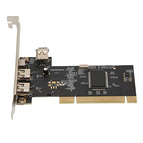 Scheda PCI Express Firewire 1394b Con Chip T12213 - 2 Porte 1394B Da 9 Pin E 1 Porta 1394A Da 6 Pin, Velocità Fino A 800 Mbps