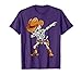 Dabbing Skeleton Cowboy Halloween Boys Men Funny Dab Dance T-Shirt