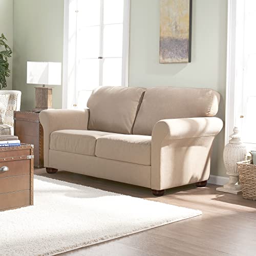 Aoryvic 2 Inch Wooden Bun Feet For Furniture Round Sofa Bed Leg With Screws Set Of 4 (Brown) #TOP6