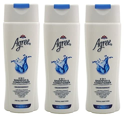 Agree 2-In-1 Shampoo & Conditioner 13.5oz (3 Pack)