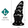 BDSMLOVE groß Analplug,riesen Buttplug Analdildo XXL Analspielzeuge Fisting Sexspielzeug Analdehner Anal Expander erotisches Sex Spielzeug ab 18 für Paare Frauen Männer extrem (Φ 7,5 cm) #1