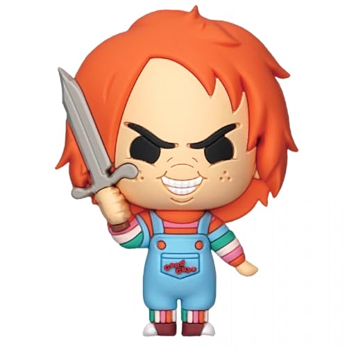 Imán decorativo Chucky 2.5 pulgadas redondo miniatura 1
