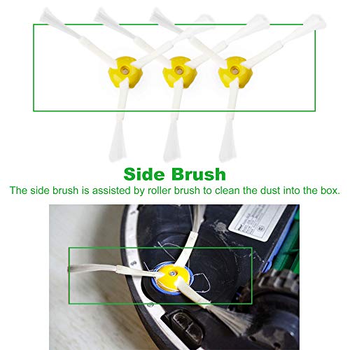 Efluky Replacement Accessory Part Kit For Irobot Roomba 600 Series 600 610 614 620 625 630 635 640 645 650 655 660 665 670 680 690 - A Set Of 11 #TOP4