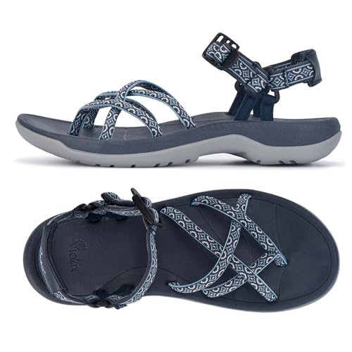 Image of Viakix Women's Walking Sandals - Premium Comfortable Sport Sandals for Outdoors, Travel, Hiking, Beach & Everyday Wear