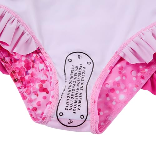 Image of Girls Swimsuit One-piece Bikini Set Two Sets Matching Bathing Suits 2-6T Adjustable Strap Summer Beach