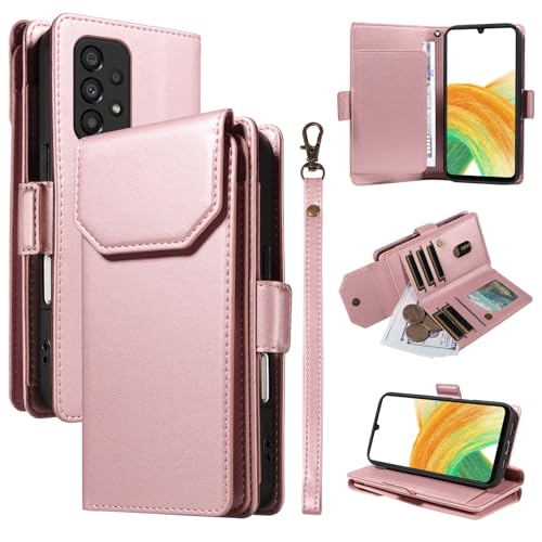 Étui antichoc Samsung Galaxy A33 5G coque résistante aux chutes avec porte-cartes