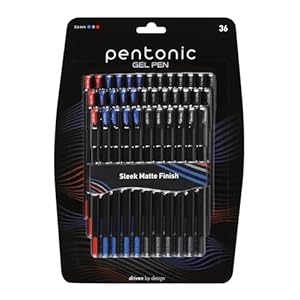 Pentonic Gel Pens, Assorted Coloure...