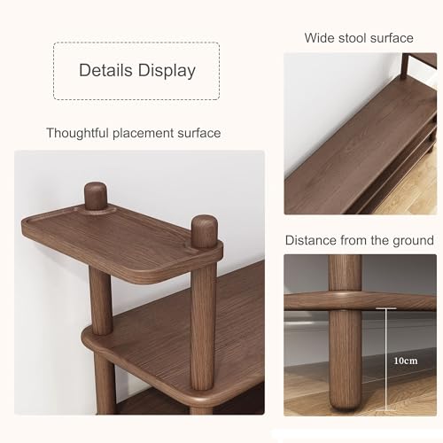 Banc de rangement à chaussures 60 cm avec étagère intégrée - 7