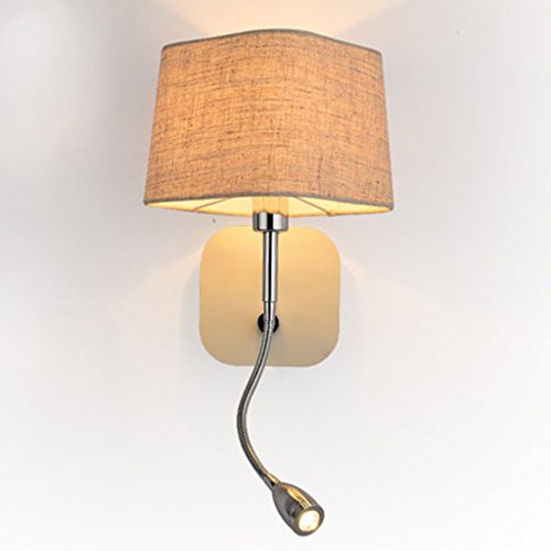 Preisvergleich Produktbild Wandleuchte Kreative Mode Nachtlese Led Wandleuchte Einfaches moderne Hotel-Schlafzimmer Wohnzimmer mit Schaltern (Color : A)