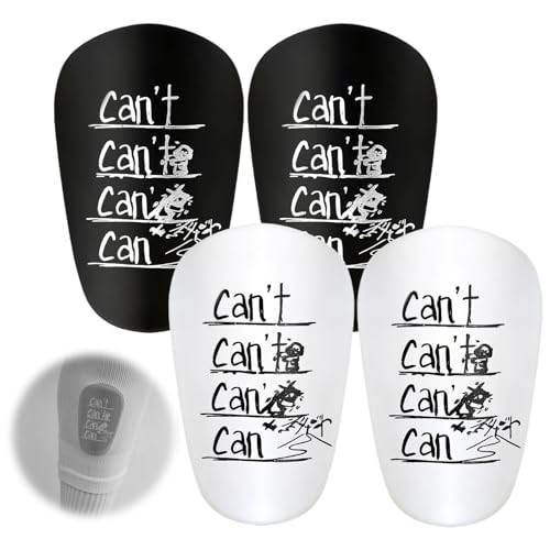 2 Pairs Mini Shin Guards Soccer PP Mini Shin Pads with Lightweight Low Profile Design Small Football Leg Protection for Teens and Adults Comfortable Fit for Training Practice and Match Play