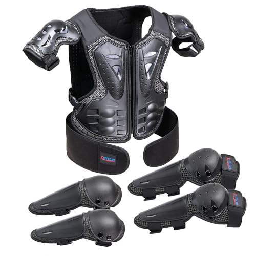Kids Dirt Bike Gear,Motorcycle Armor Vest Suit for Motocross ATV