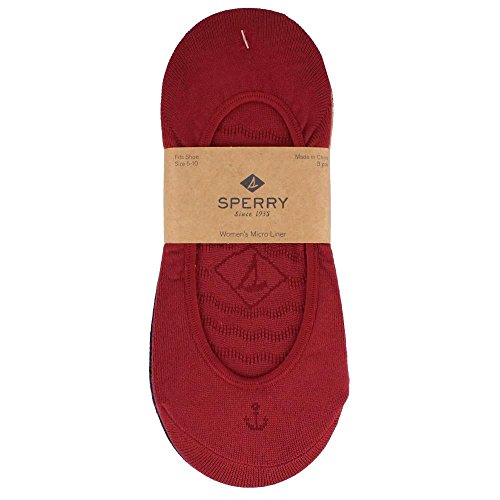Image of Sperry Women's Solid Micro Liner 3-pair Socks