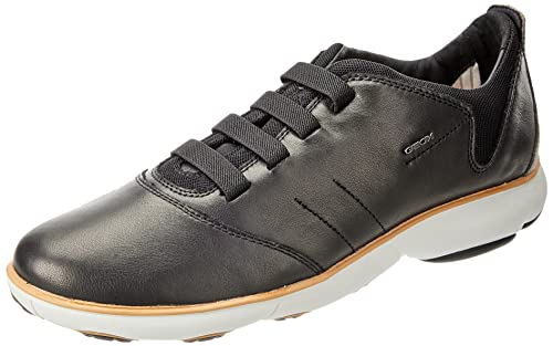Geox Homme U Nebula E Sneakers, Black, 45 EU