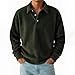 Long Sleeve Polo Shirts For Men Casual Button Down Shirt Mokaloha Mens Shirt Golf Pullovers For Men V Neck Stand Collar Clothes Fashion Fall Sweater Work Sweatshirt Workout Big And Tall Shirts