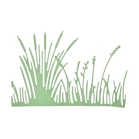 Hukai Grass Cutting Dies Stencil for DIY Scrapbooking Embossing Paper Card Home Decor,Good Gift for Your Kids to Cultivate Their Hands-on Ability Cover