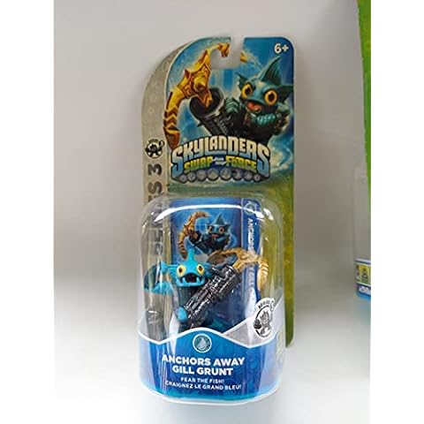 Promack Skylanders Swap Force Anchors Away Gill Grunt Series 3 New Sealed Activision Cover
