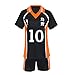 COMING Karasuno High School Tobio Kageyama Shouyou Hinata Cosplay Costume Volleyball Team Uniform (Medium,Color 16)