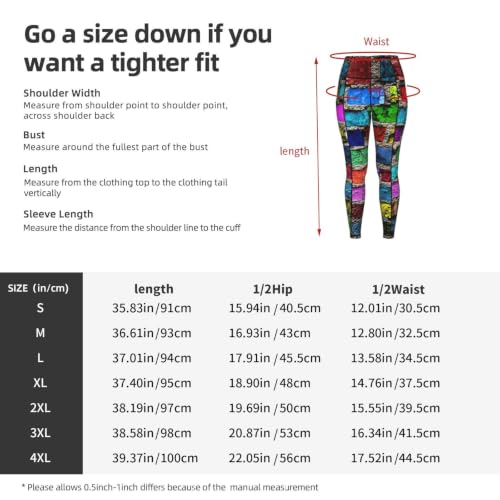 Pantalones de yoga estampados informales opacos con bolsillos para fitness y correr 5