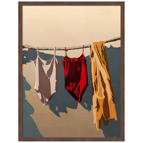 Amanti Art Framed Canvas Wall Art Print End of a