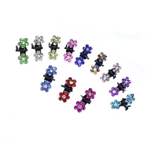 Barrette fleur en cristal : 120 pinces à cheveux pour les coiffures d'école des filles