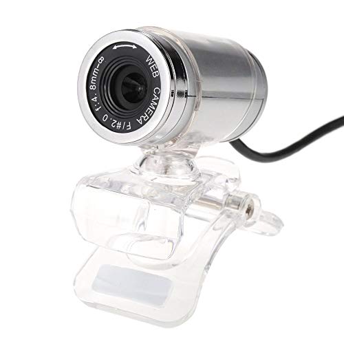 AGGJ webJ USB 2.0WebJHD MINI / PCƐԂ̂߂640 * 480𑜗̓EFuJMIC}jAtH[JX̂߂10[g̋z}CN (Color : White)