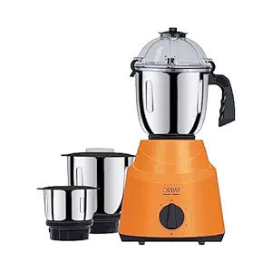 Orpat Kitchen Star Mixer Grinder 1200W Tangerine
