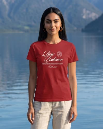Image of Nobero 100% Cotton T-Shirts for Women Stylish | Regular Fit | Graphic Printed T Shirts for Women 180 GSM Combed Cotton | Crew Neck Half Sleeve