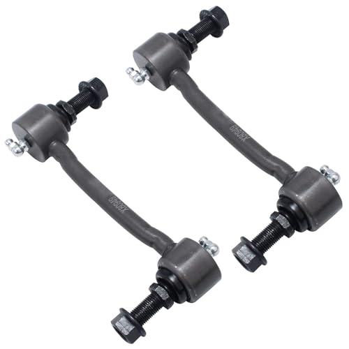Image of Detroit Axle - Front End Control Arms Kit for Hyundai 2009-2010 Sonata 2008-2011 Azera, 2 Upper Control Arms with Ball Joint 2 Stabilizer Sway Bar End Links 4 Outer Inner Tie Rod Ends Replacement