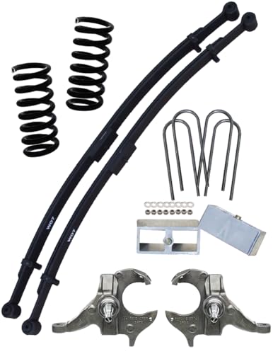 Mcgaughys 46 Lowering Kit Fits 1982-2003 Chevy S10 Gmc Sonoma 84-97 S10 Blaze...