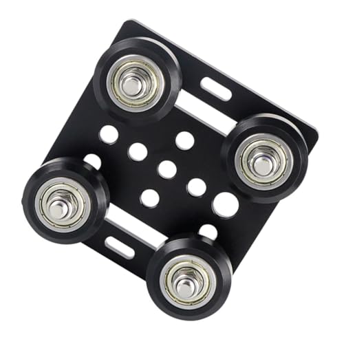 2020v Slot Aluminium Gantry Plate Pulley Set with 4 Wheels